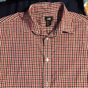 Nice Black White and Plaid shirt from H&M